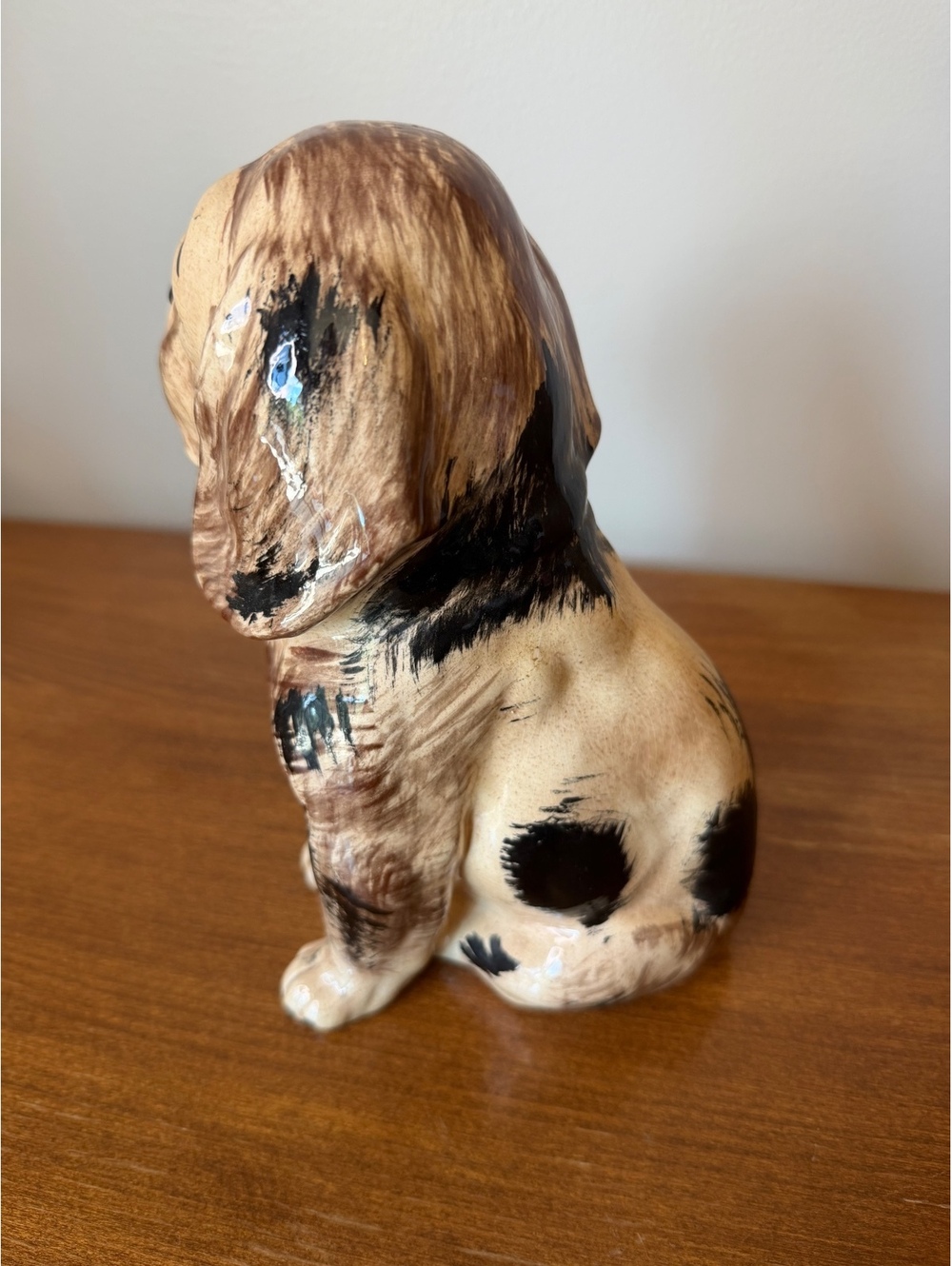 Ceramic hand painted dog figurine from 1972 - Picture 4 of 7